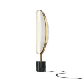 lampada da tavolo moderna Breeze colore ottone luce LED