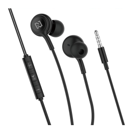 Auricolari Newtop CF43 con Connettore 3.5mm e Microfono Integrato Nero