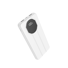 Power Bank 10000mAh con Cavi Type-C e 8 Pin Display Ricarica Veloce Bianco PB38