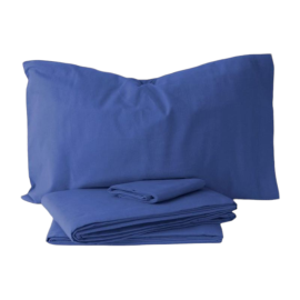 Completo lenzuola in flanella Frida - Zambaiti - Blu
