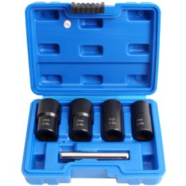 Set di 4 1/2' Dado Remover, Estrattori per Dadi e bulloni danneggiati Rimozione di Bulloni, 17-21mm