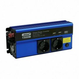 Inverter da 12v a 220v 1500 w con usb e presa per auto camprer e barca