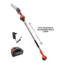 Motosega troncarami tagliarami potatore a batteria asta telescopica 240cm