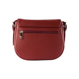 Borsa Donna con Tracolla in Vera Pelle Made in Italy Col. Rosso