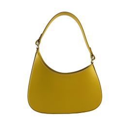 Borsa Donna Hobo in Vera Pelle Made in Italy Col. Senape