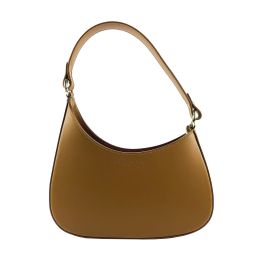 Borsa Donna Hobo in Vera Pelle Made in Italy Col. Cognac