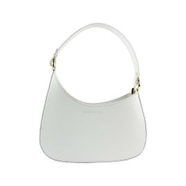 Borsa Donna Hobo in Vera Pelle Made in Italy Col. Bianco