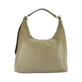 Borsa a spalla Morbida in Vera Pelle Made in Italy Col. Taupe