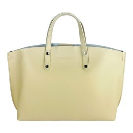 Borsa Donna a Mano in Vera Pelle Made in Italy Col. Beige