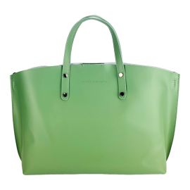 Borsa Donna a Mano in Vera Pelle Made in Italy Col. Menta