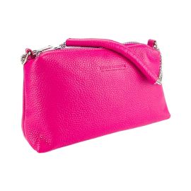 Borsa Donna a Mano in Vera Pelle Made in Italy Col. Fuxia 2