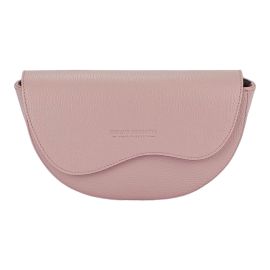 Borsa Donna a Bandoliera in Vera Pelle Made in Italy Col. Rosa Antico