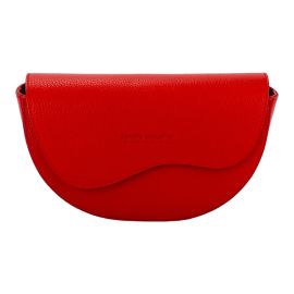 Borsa Donna a Bandoliera in Vera Pelle Made in Italy Col. Rosso