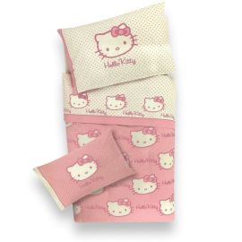 Parure lenzuola lettino singolo Hello Kitty - Gabel