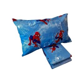 Completo lenzuola in flanella Spiderman Marvel per letto Singolo J969