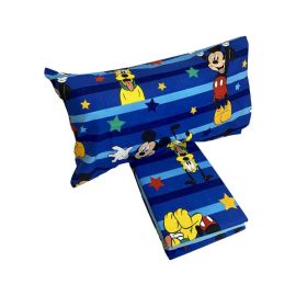 Completo lenzuola in flanella Topolino Disney per letto Singolo J971