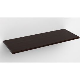 Mensola da Muro da appoggio 100x40 cm in Legno nobilitato spessore 1,8 cm in colore wengè
