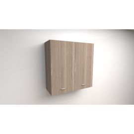 PENSILE SCOLAPIATTI H 90xL 60xP 33 COMPLETO DI SCOLAPIATTI IN ACCIAIO INOX OLMO