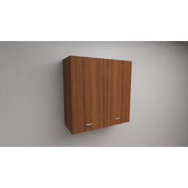 PENSILE SCOLAPIATTI H 90xL 60xP 33 COMPLETO DI SCOLAPIATTI IN ACCIAIO INOX NOCE