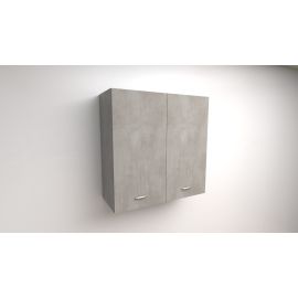 PENSILE SCOLAPIATTI H 90x L 90x P 33 COMPLETO DI SCOLAPIATTI IN ACCIAIO INOX. SPEDIZIONE IN KIT IN COLORE CEMENTO