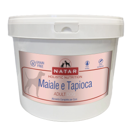 HOLISTIC NUTRITION ADULT DOG - MAIALE E TAPIOCA - GRAIN FREE