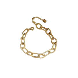 Bracciale con catene ovali