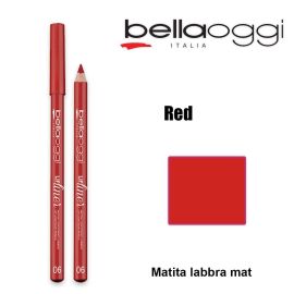 Lip Liner Matita Labbra Mat Red 06 Definizione Precisa Lunga Tenuta BellaOggi