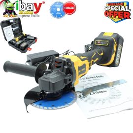 Levigatrice smerigliatice flex 2 batterie 21v 13000r/m 2000watt