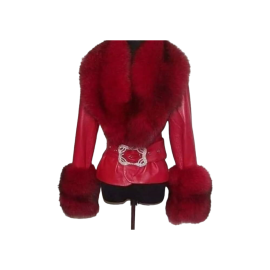 GIACCA PELLE COLLO VOLPE GIUNONE