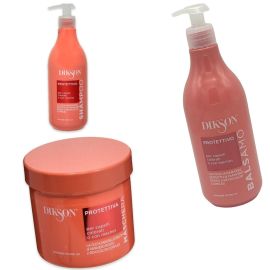 Shampoo Maschera e Balsamo protettivo per capelli colorati o con mèches Dikson