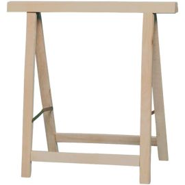 Cavalletto Pieghevole in Legno di Abete H. x L. 72x75 cm