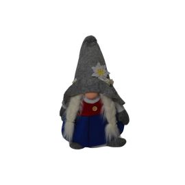 Gnomo con cappello, ferma porta in stoffa cm 45 con cappello