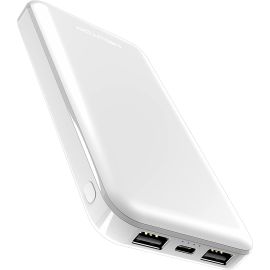 NEWTOP PB30 Power Bank Bianco da 10000mAh - Ricarica Portatile e Duratura