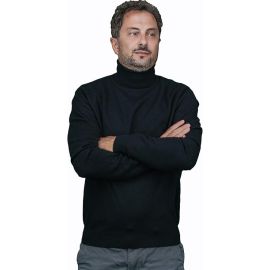 Pullover uomo 100% cashmere - Collo alto