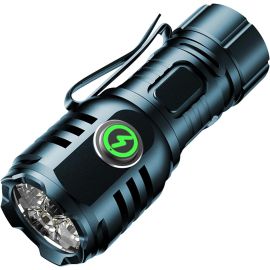 Mini torcia power 6000 lumen ricaricabile la piùpotente della sua categoria