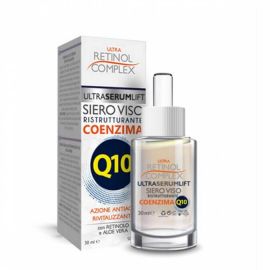 Siero viso al coenzima Q10 della Retinol Complex antiossidante e protettore della pelle 