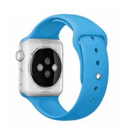 Cinturino per Apple Watch Compatibile: 9 Colori Disponibili per Apple Watch da 38mm, 40mm e 41mm Azzurro