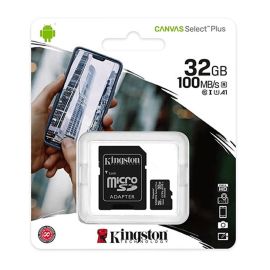 Scheda microSD 32GB Kingston Canvas Select Plus Cl 10 con Adattatore SD Incluso