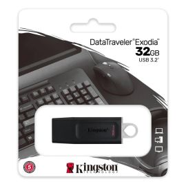 Pendrive 32gb Kingston DataTraveler Exodia USB 3.2 Chiavetta USB Nera DTX/32GB