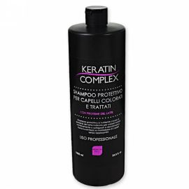 Shampoo capelli colorati trattati KERATIN COMPLEX con proteine del latte 1 lt