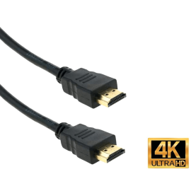 Cavo HDMI con ethernet connettore placcato oro ad alta velocità  18 Gbps 4K  0,90 cm