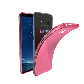 Cover Morbida per Samsung S10 opaco satinato Lucky Case Rosa