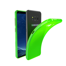 Cover Morbida per Samsung S9 Plus opaco satinato Lucky Case Verde