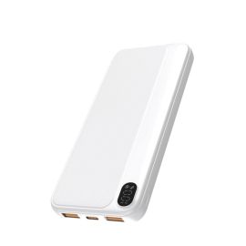 Power Bank NEWTOP PB32 da 10000mAh - Ricarica Veloce a 22.5W Bianco