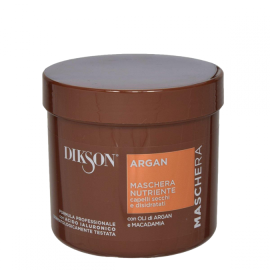 Maschera nutriente DIKSON Argan e Macadamia 500ml: la soluzione professionale per capelli secchi e disidratati