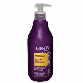 Shampoo Antigiallo Dikson per Capelli Biondi e Decolorati - Formula Professionale con Filtro UV