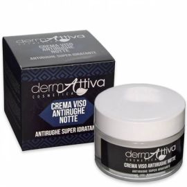 Crema viso antirughe notte Dermattiva: super idratante con acido ialuronico e potere antiossidante