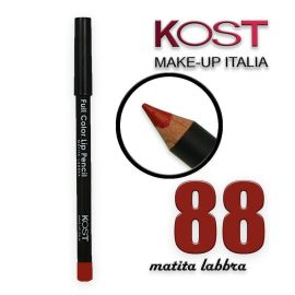 Matita Labbra Kost 88 Full Color Lip Pencil Definizione Top e Colore Intenso