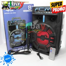 Cassa karaoke portatile 50Watt con microfono – Bluetooth usb sd Aux Telecomando
