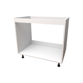 Base per lavello d'appoggio spedizione in kit Lunghezza 80 Profondità 55 Altezza 72 esclusi piedini Altezza piedini 10 cm